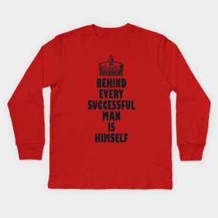 Successful Man Kids Long Sleeve T-Shirt